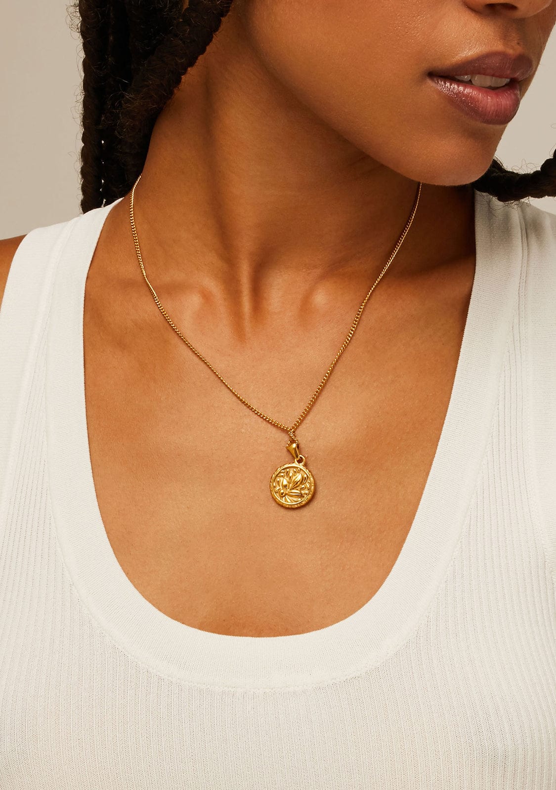 Necklace Fleur Gold