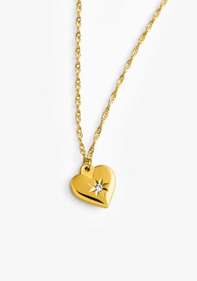 Necklace Coeur Gold
