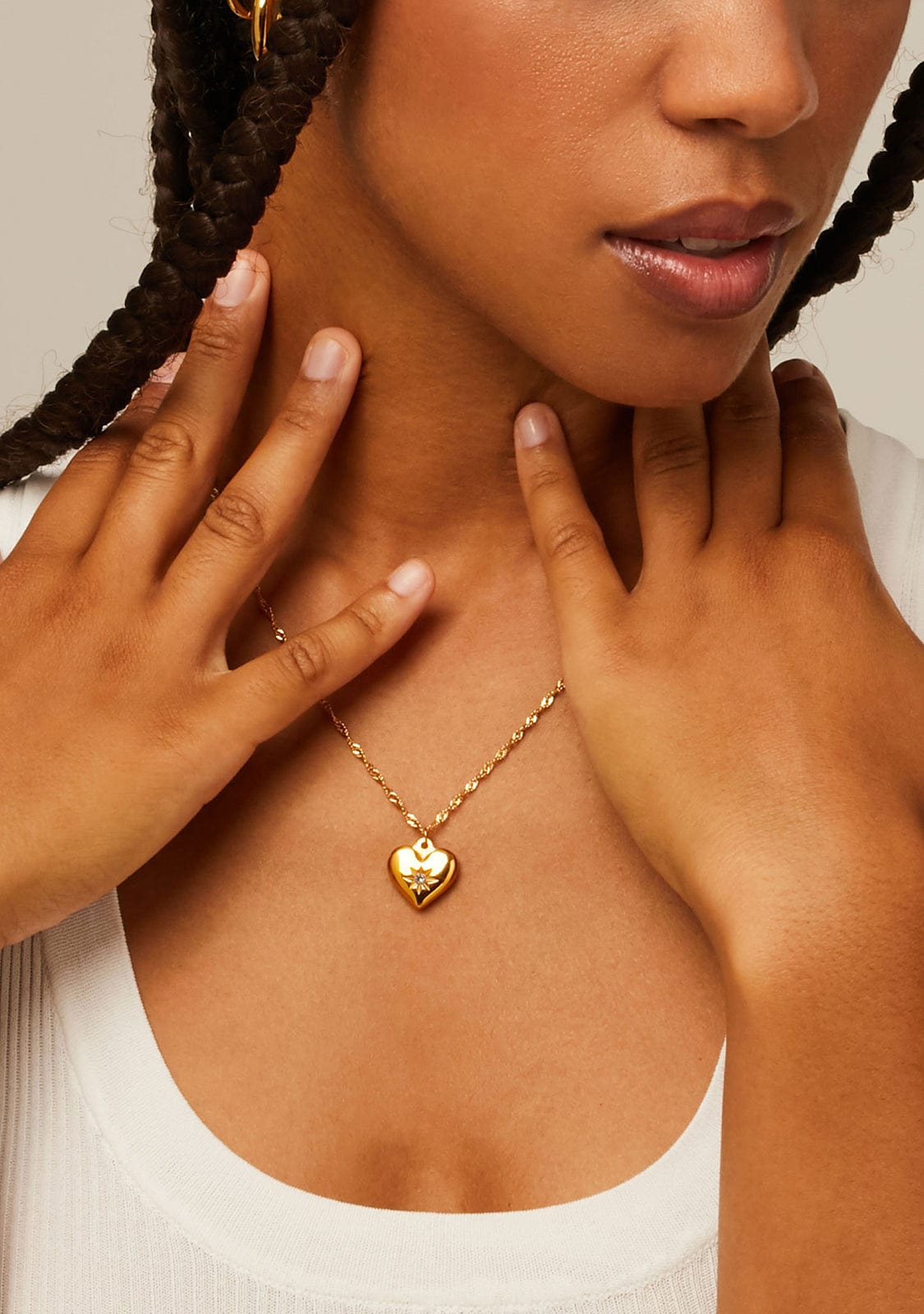 Necklace Coeur Gold