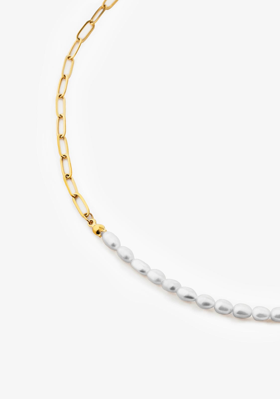 Necklace Pearly Gold