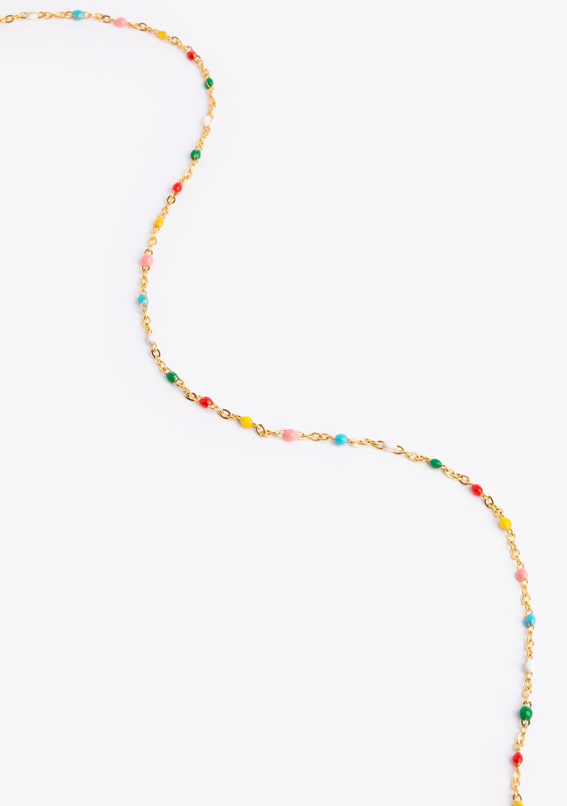 Enamel Multi Necklace Gold