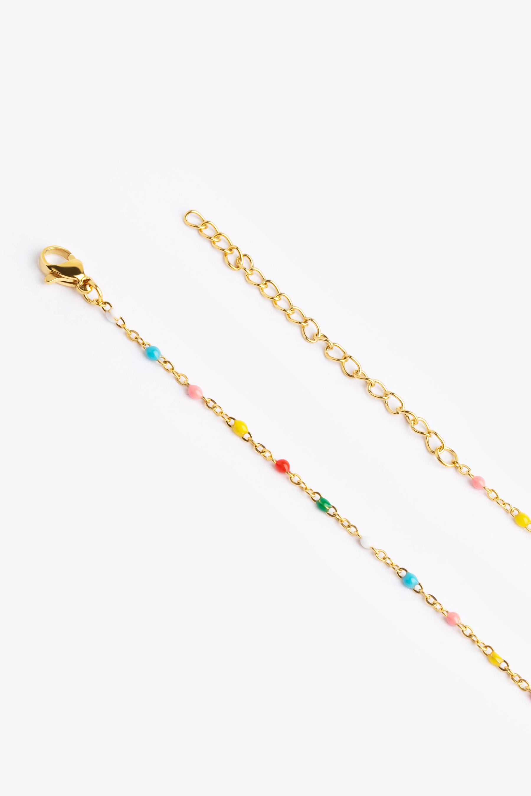 Enamel Multi Necklace Gold