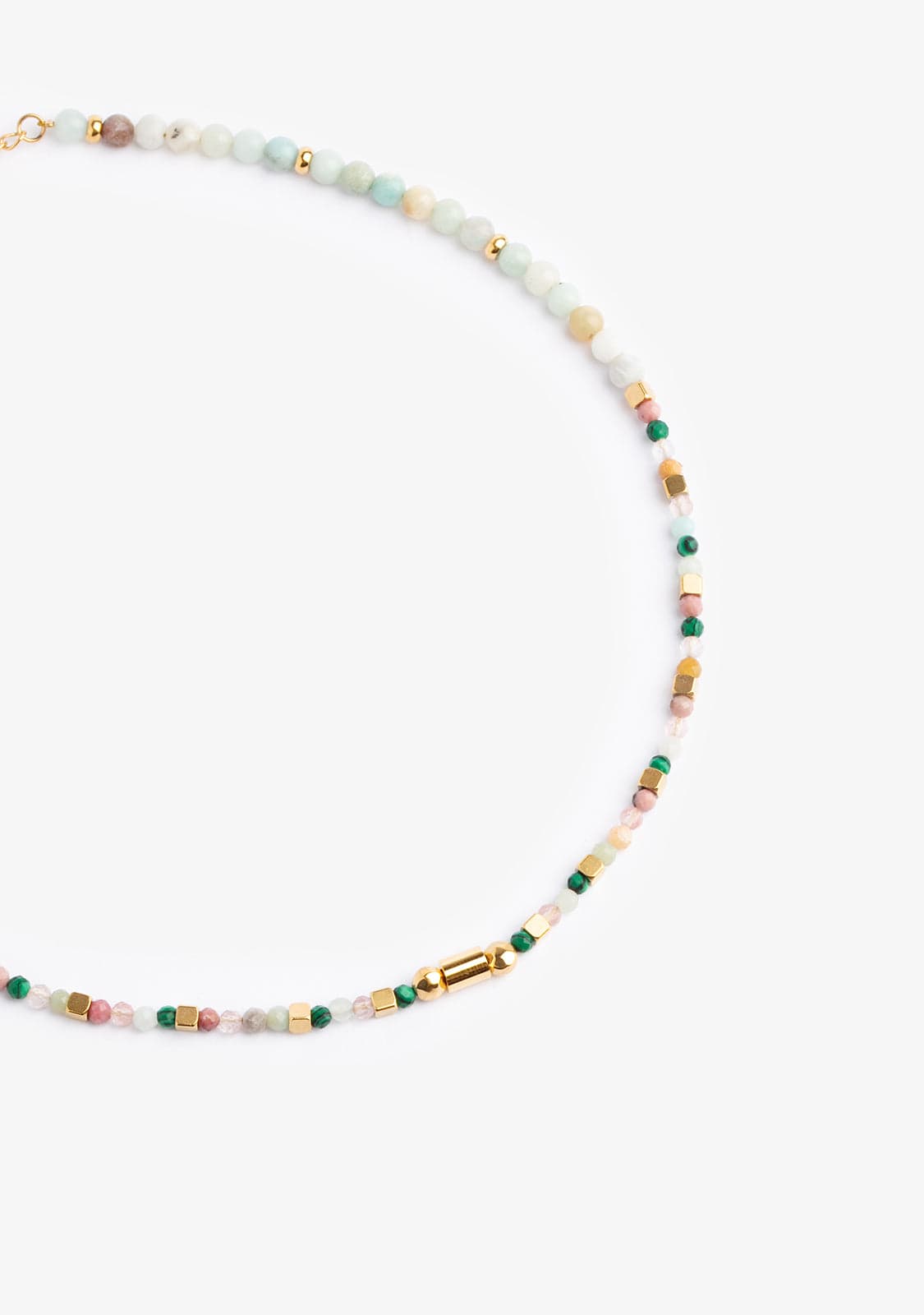 Collar Baño Oro 18K Multicolor Fuji