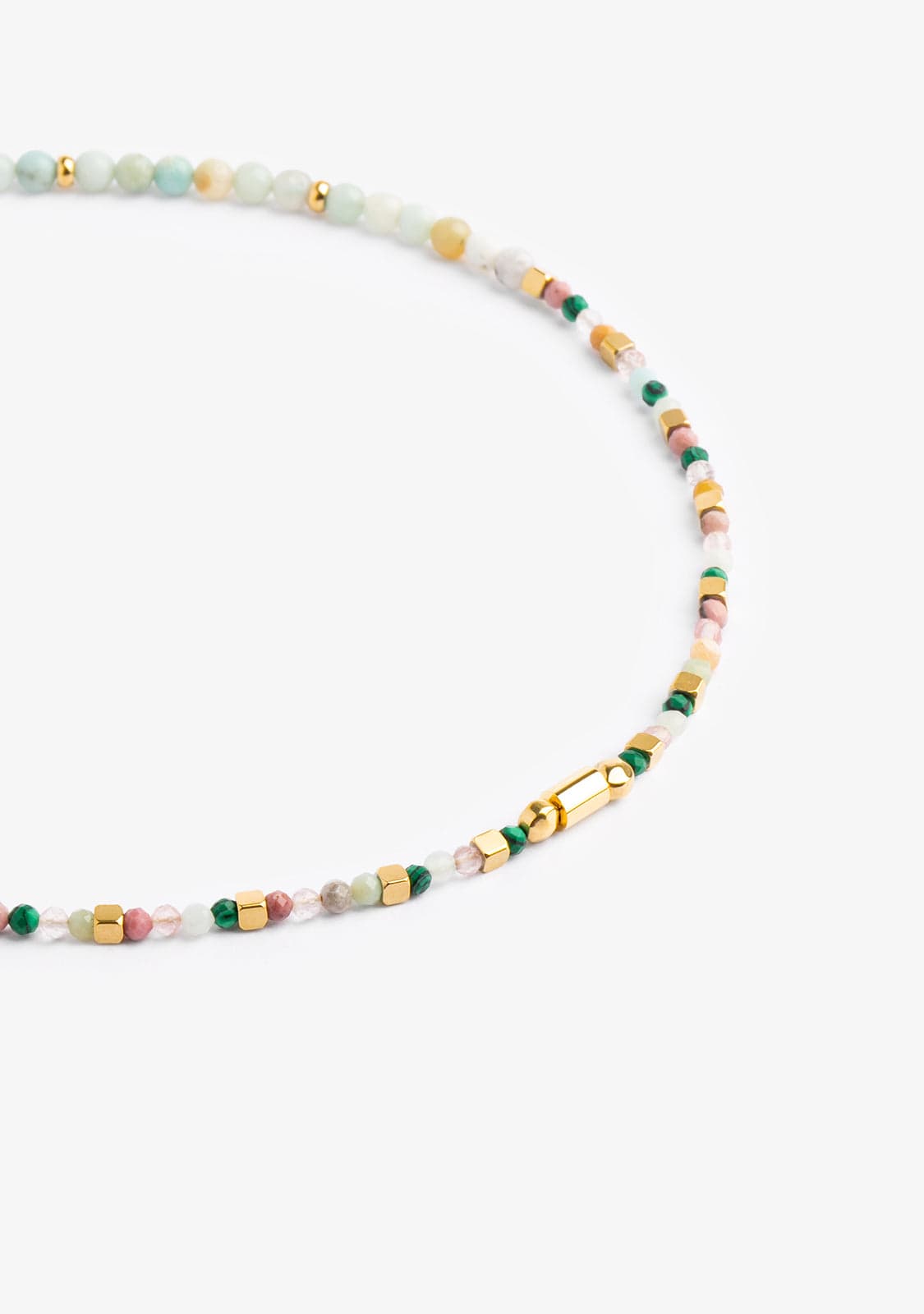 Collar Baño Oro 18K Multicolor Fuji