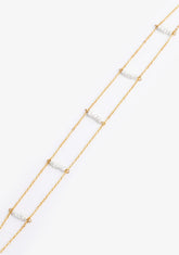 Double Perle Choker Gold