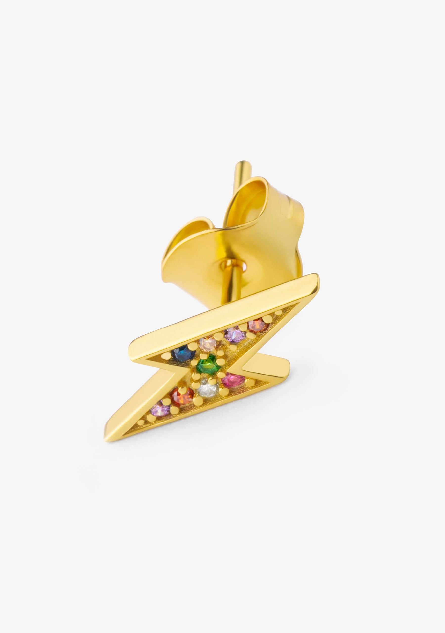Piercing Eclair Zirconia Or multicolore