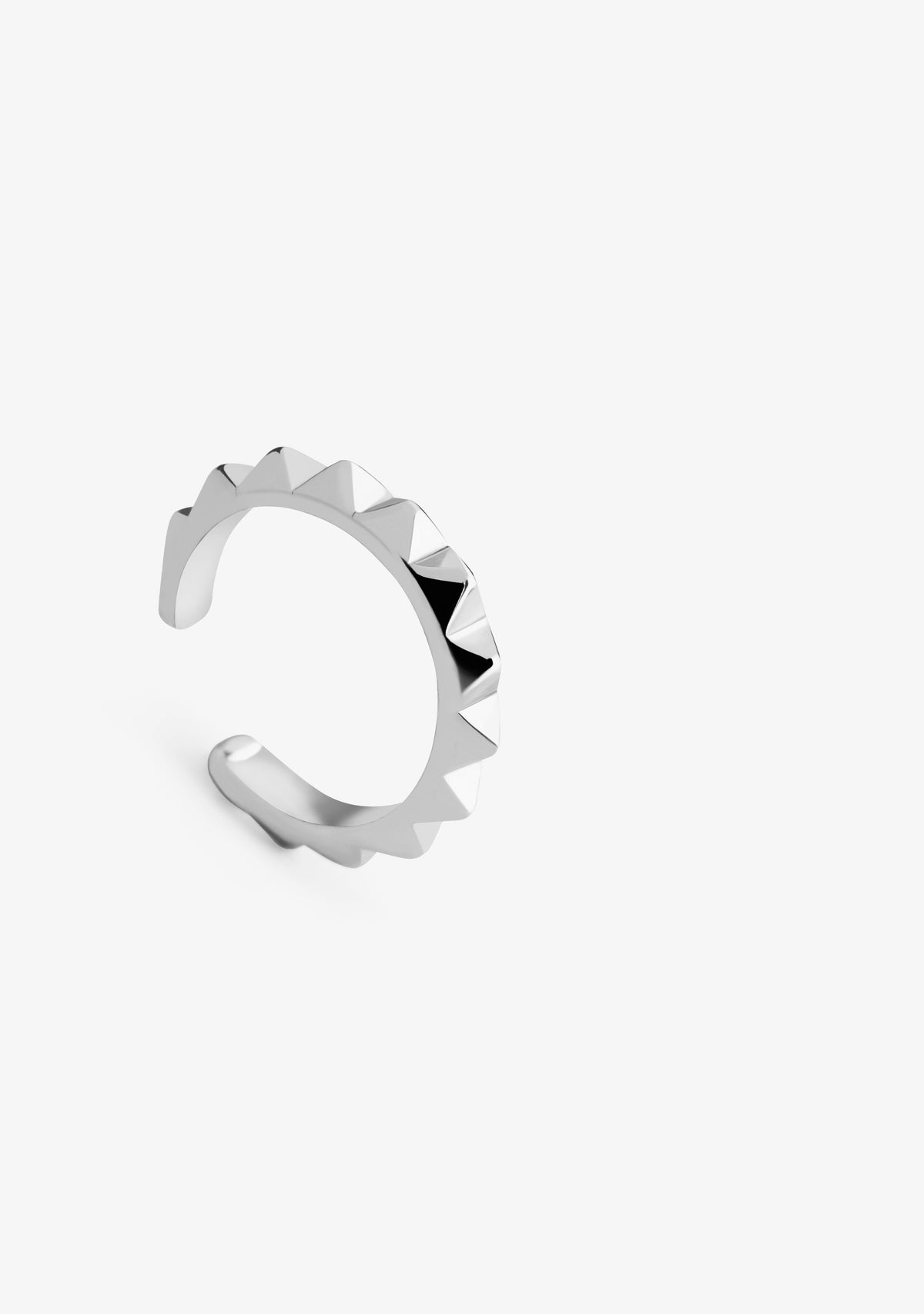 Ear Cuff Punk Silver