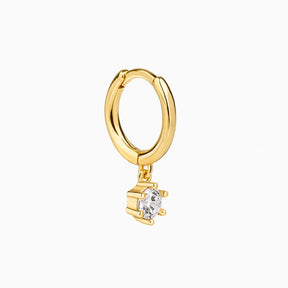 Solitary Hoop Piercing Gold