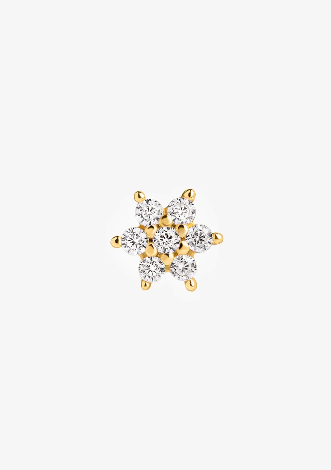 Piercing Efeu Reines Gold