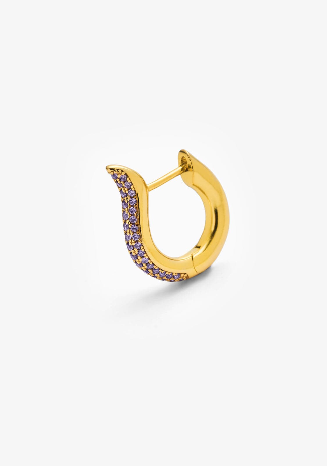 Piercing Coco Amethyst Gold