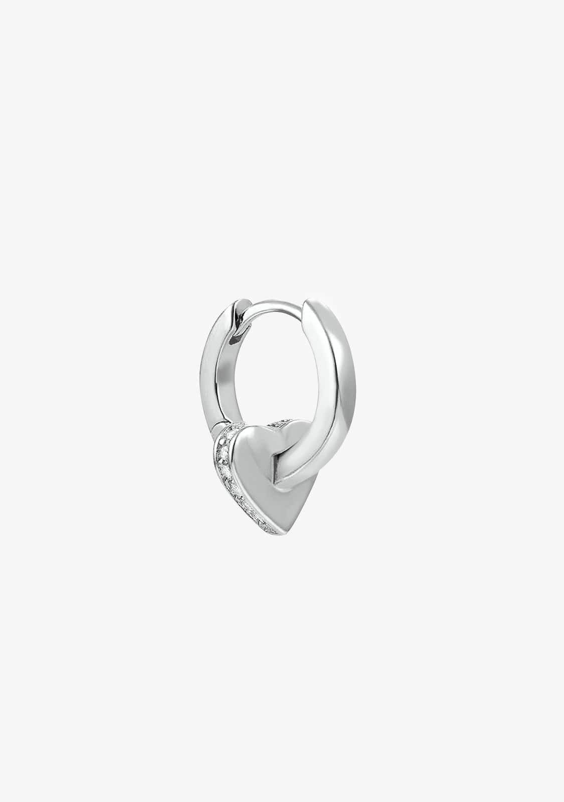 Piercing Aro Cuore Silver