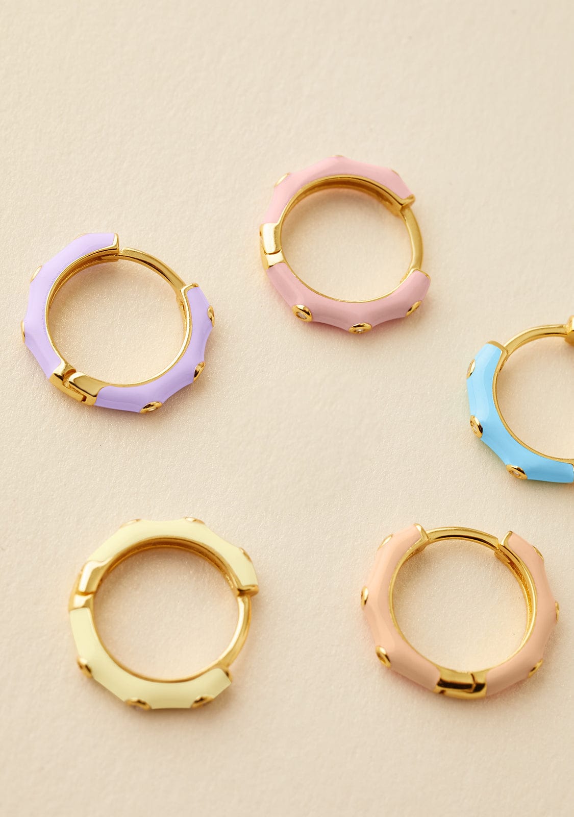 Piercing Aro Baño Oro 18K Rosa Ambra