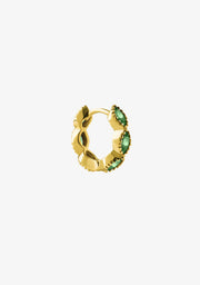 Indiga Emerald Piercing Gold