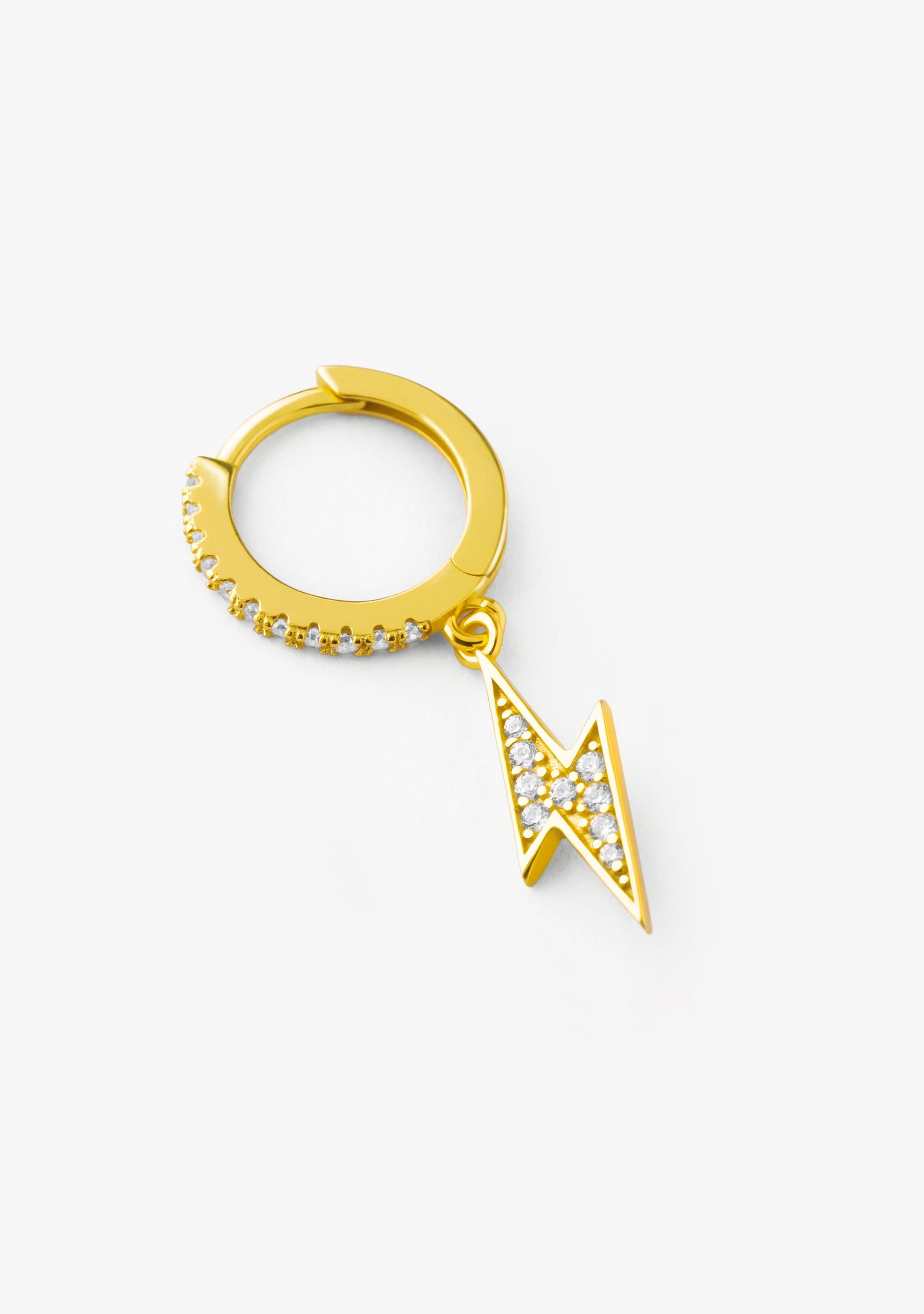 Ray Zirconias Hoop Piercing Gold