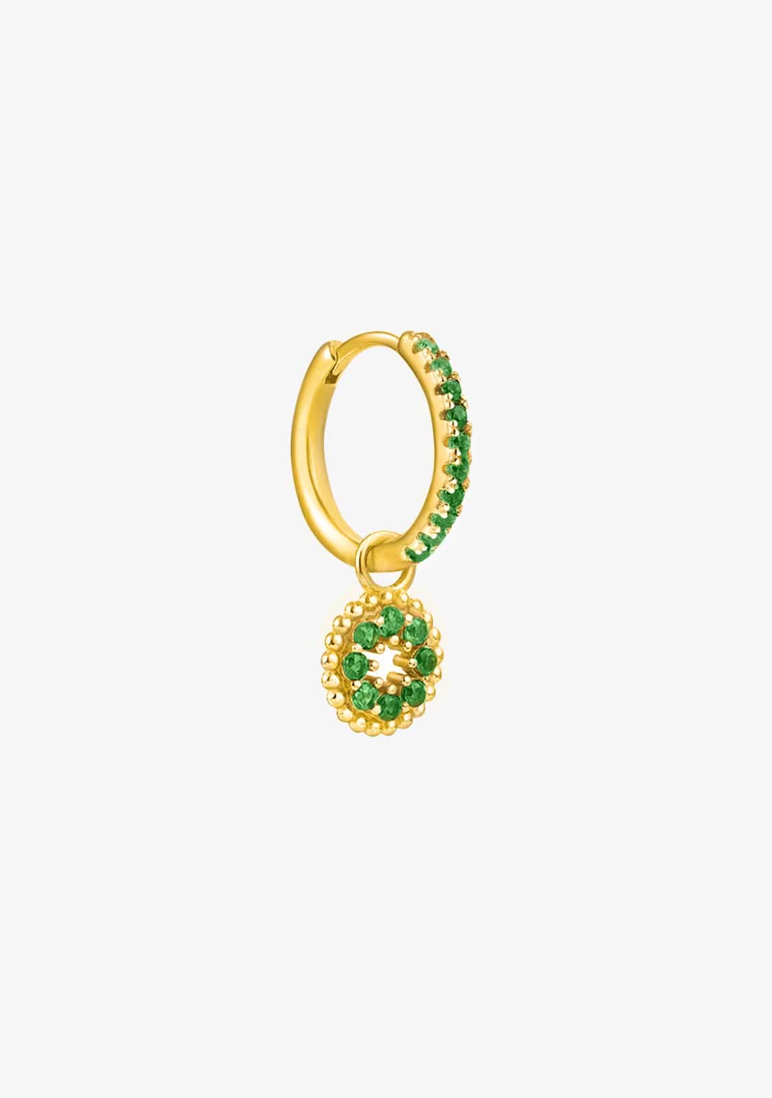 Mone Emerald Piercing Gold