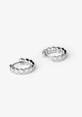 Monique Hoop Piercing Silver