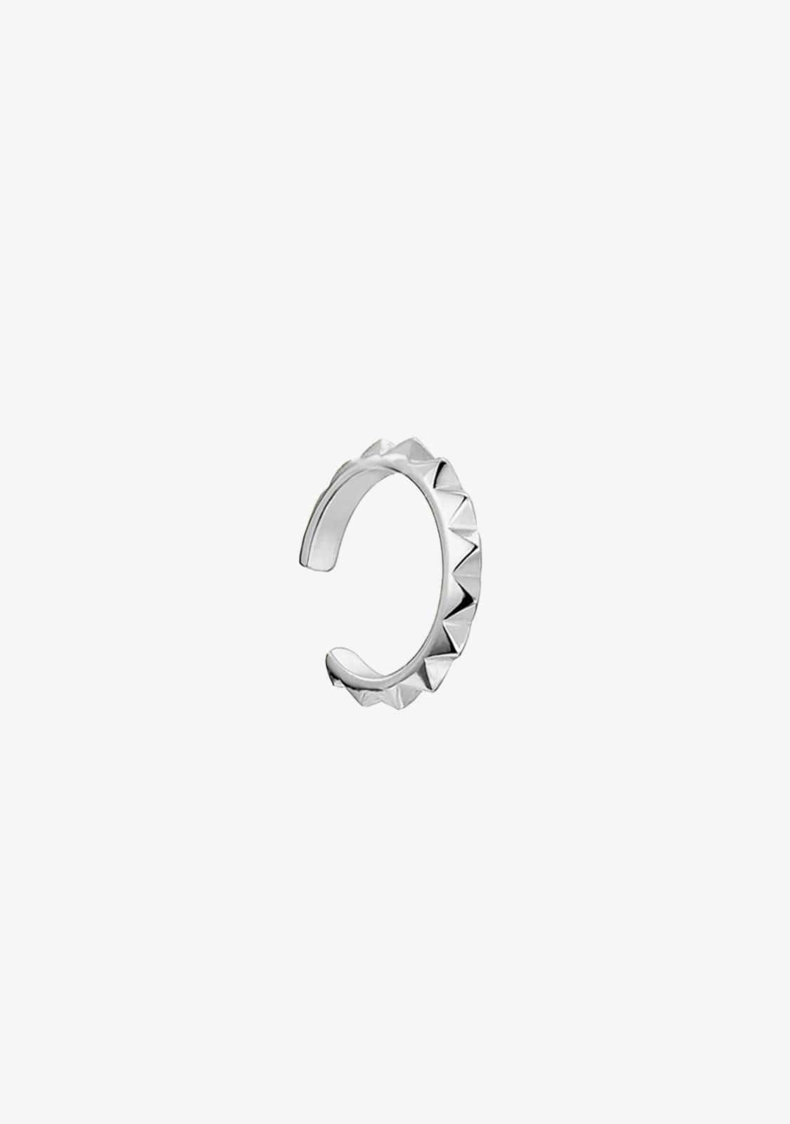 Ear Cuff Punk Silver