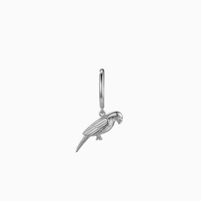 Parrot Silver Ring Piercing