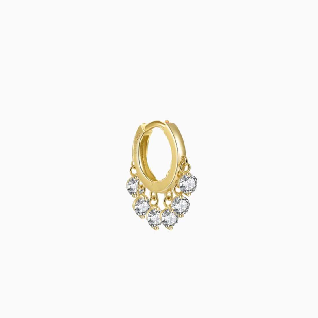 Piercing Regina Anello Zirconia Oro