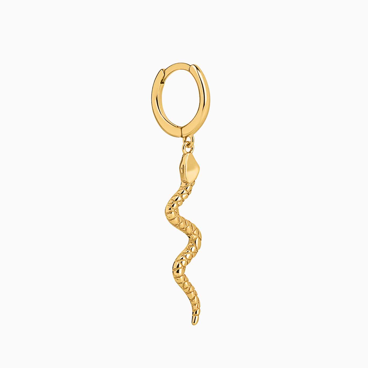 Piercing Snake Ring Oro