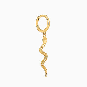 Snake Hoop Piercing Gold