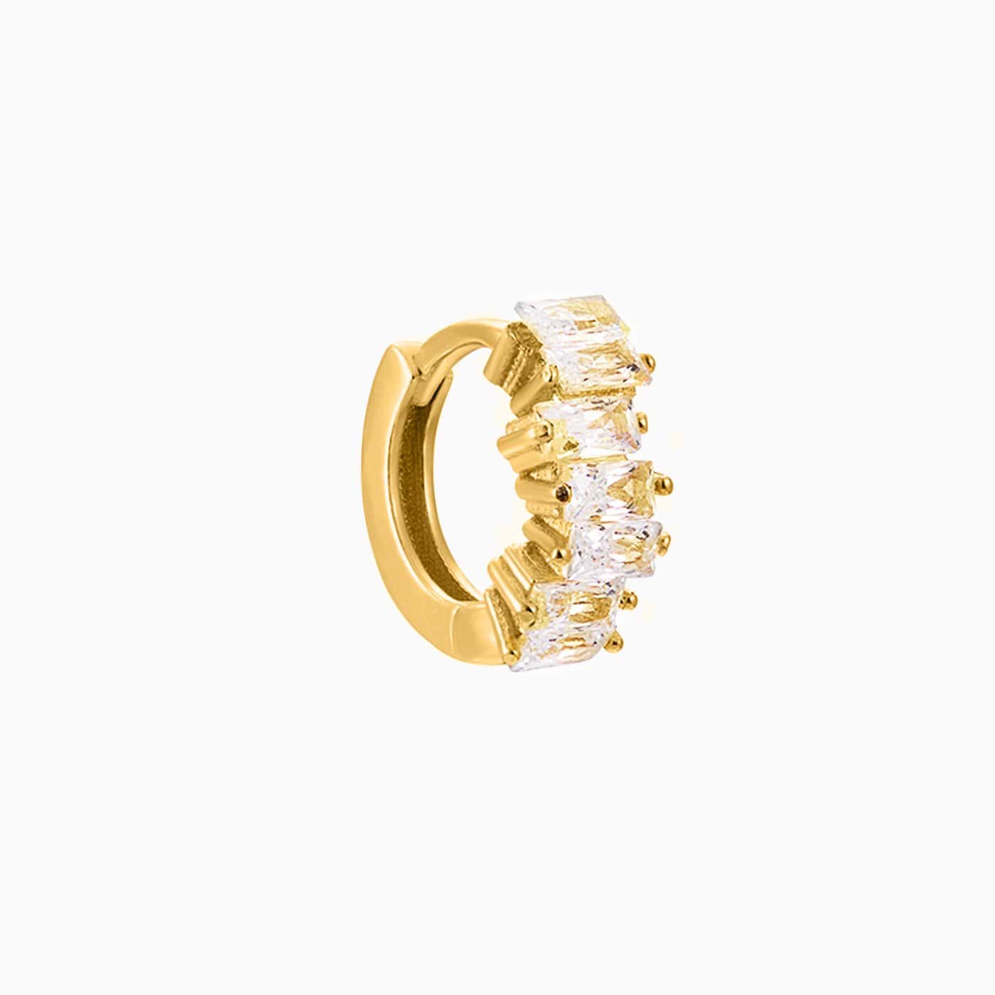 Elegance Ring Zirconias Gold Piercing