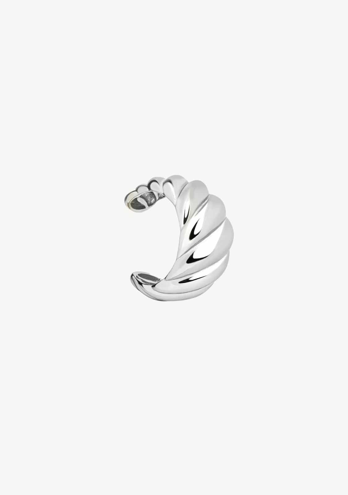 Ear Cuff Aro Trenzado Plata de Ley 925 Majesty