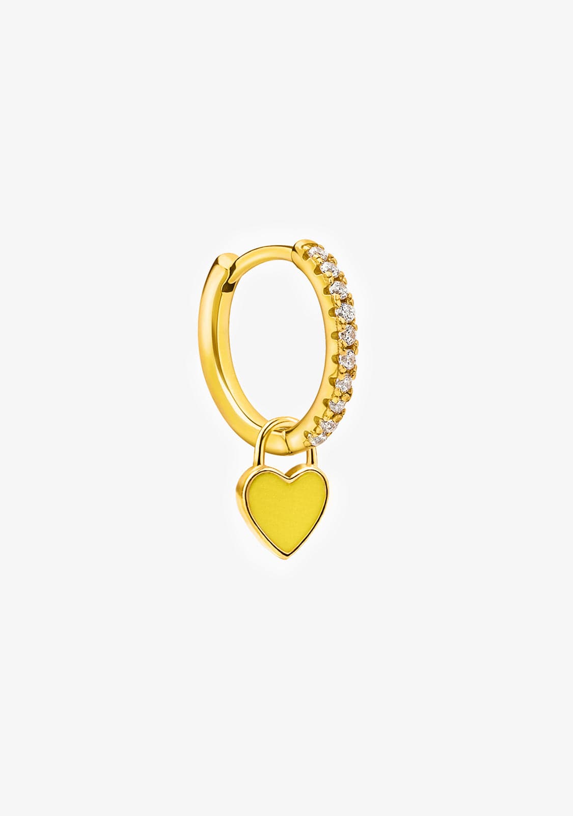 Piercing Aro Baño Oro 18K Corazón Vanilla