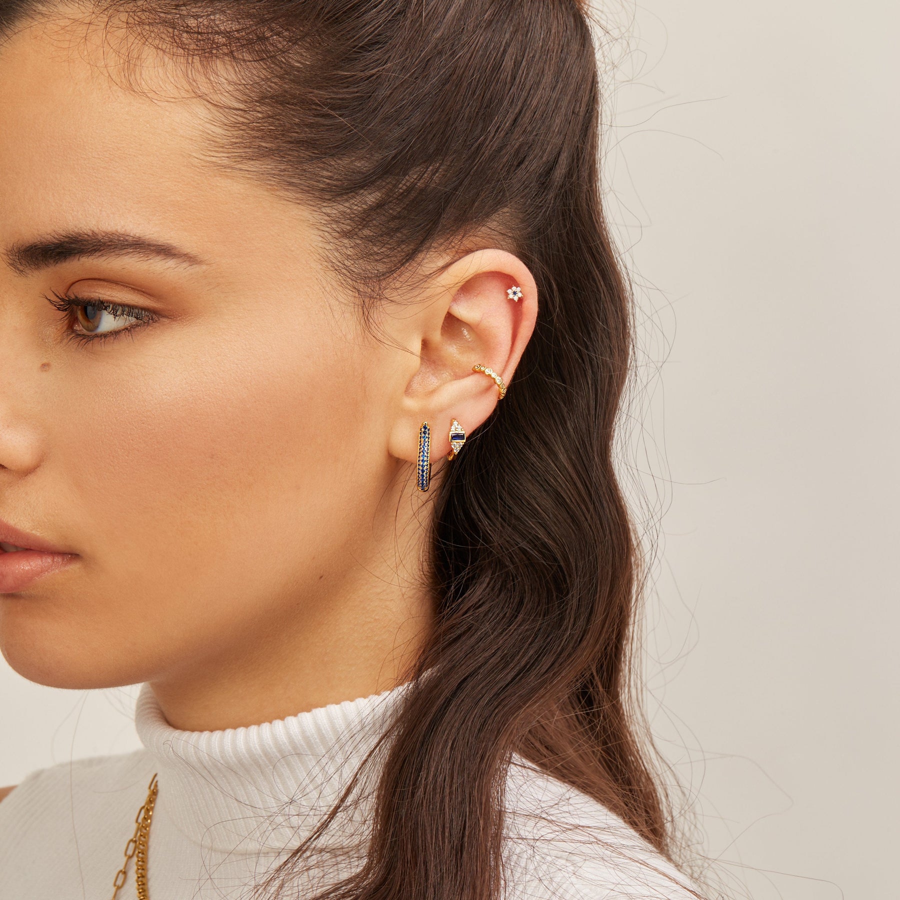 Atelier Electric Hoop Piercing Gold