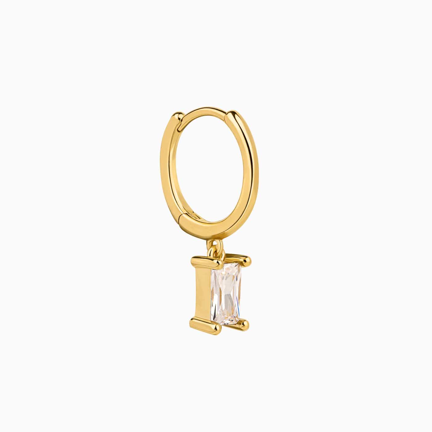 Piercing Ring Baguette Reines Gold