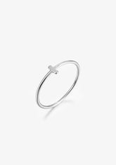Silber Stick Ring