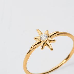 Gold Star Ring