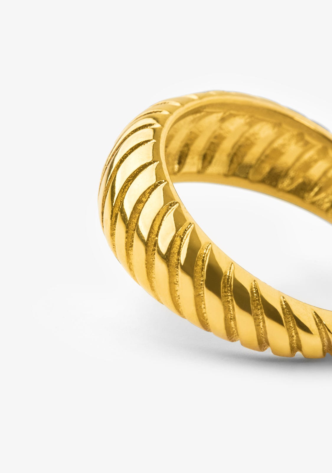 Ring Rayure Gold