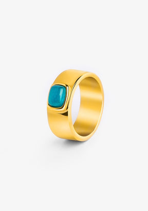 Calcedonia Ring Gold