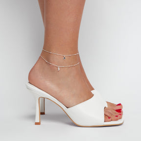 Silver Star Anklet