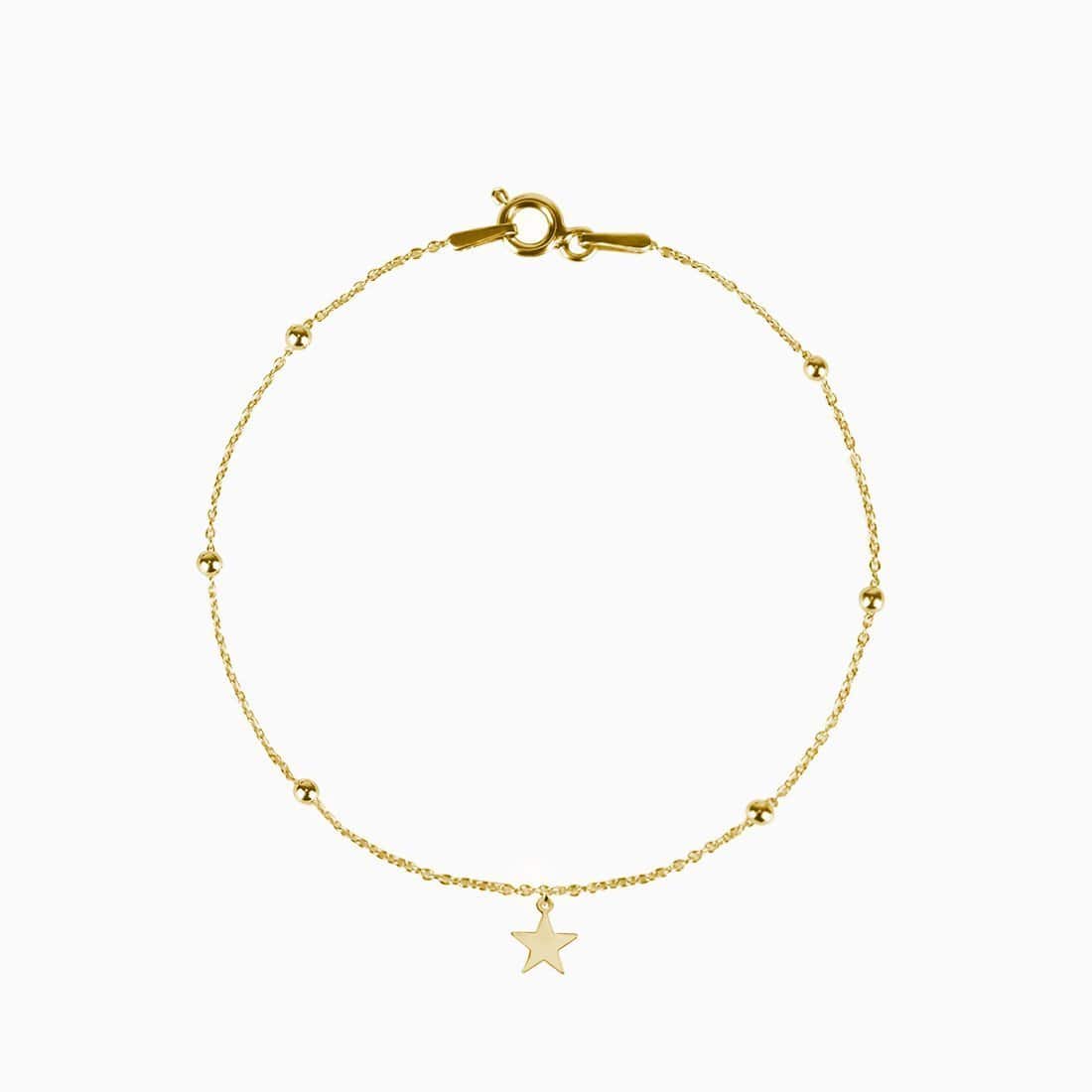 Bracelete Estrela de Ouro