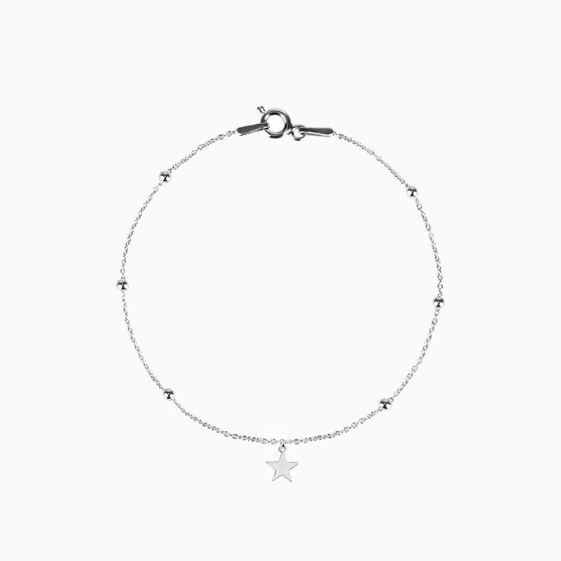 Bracelet étoile en argent