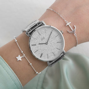 Silber-Stern-Armband