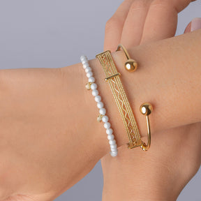 Gold-Cluster-Armband