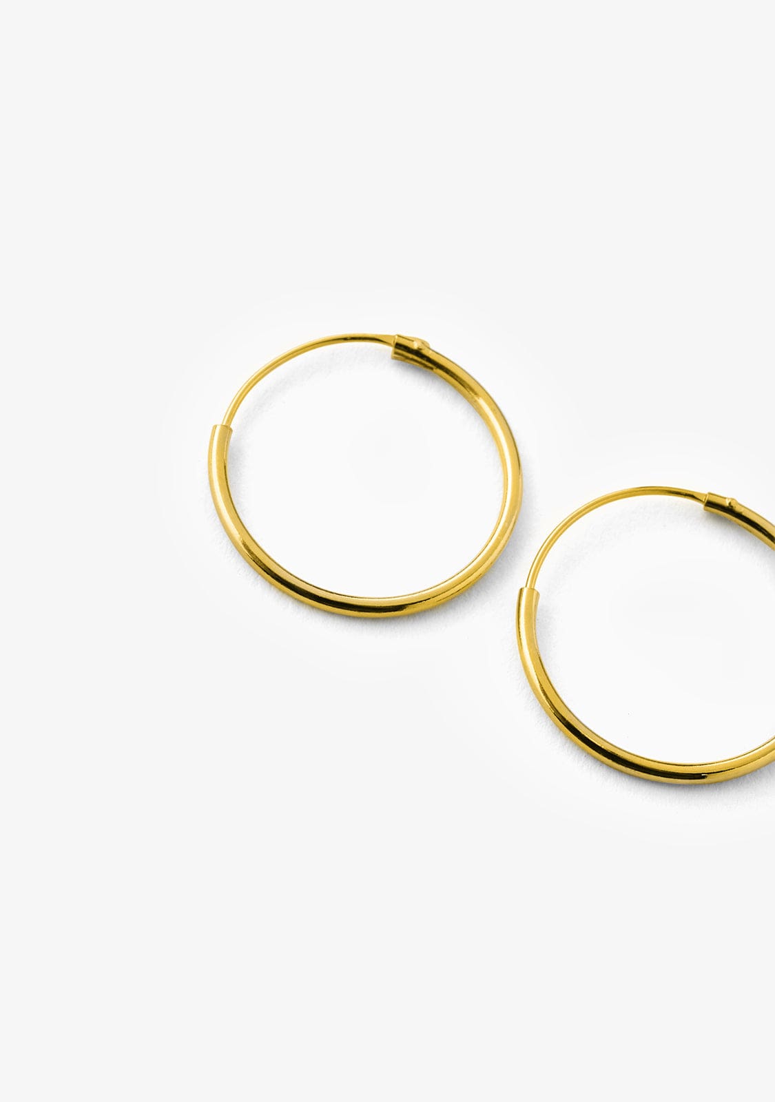 Feine Reif-Ohrringe Gold