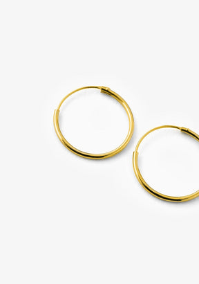 Feine Reif-Ohrringe Gold
