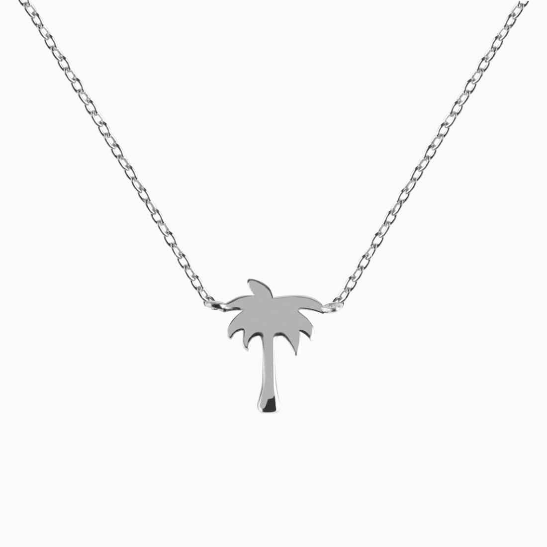 Palm Silver Pendant