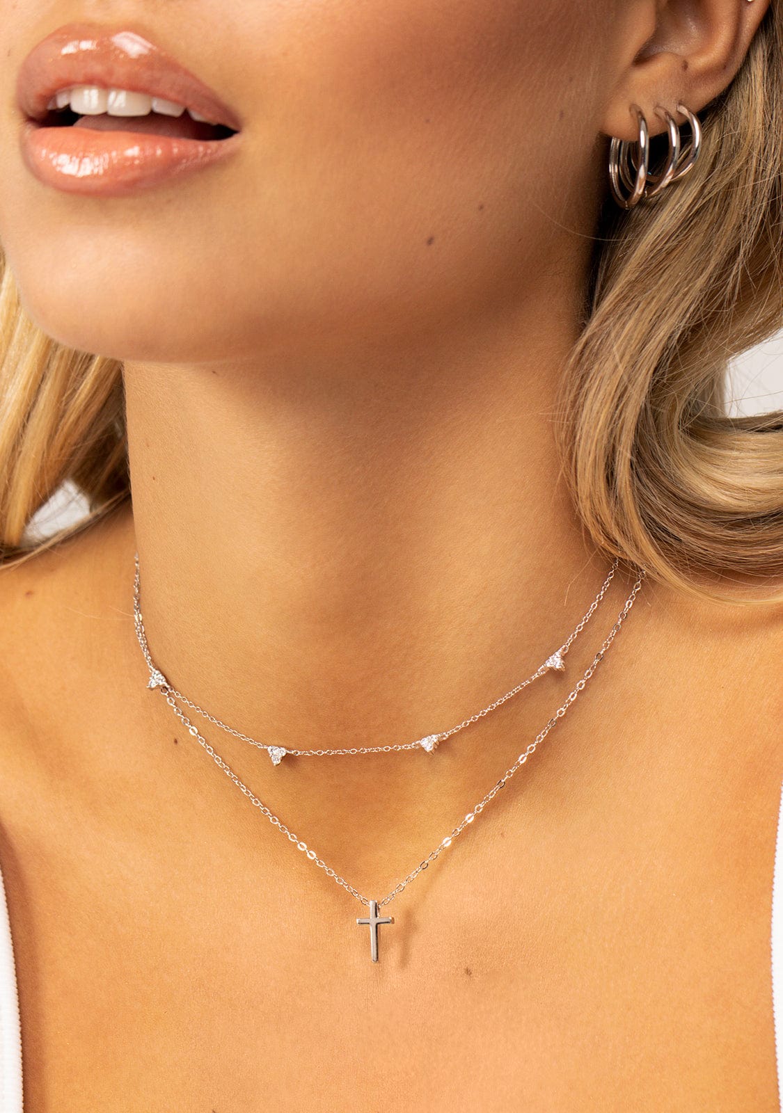 Collar Cruz Plata de Ley 925 Cross