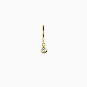 Zirconia Gold Ring Piercing