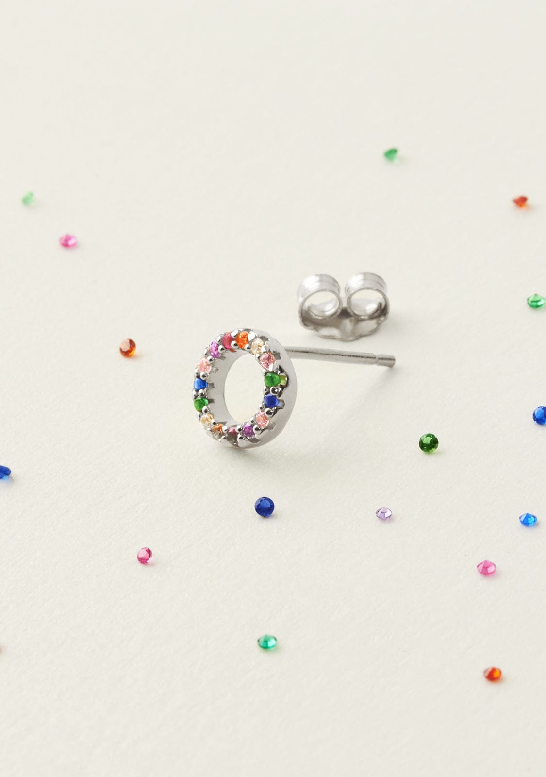 Piercing Arcobaleno Argento