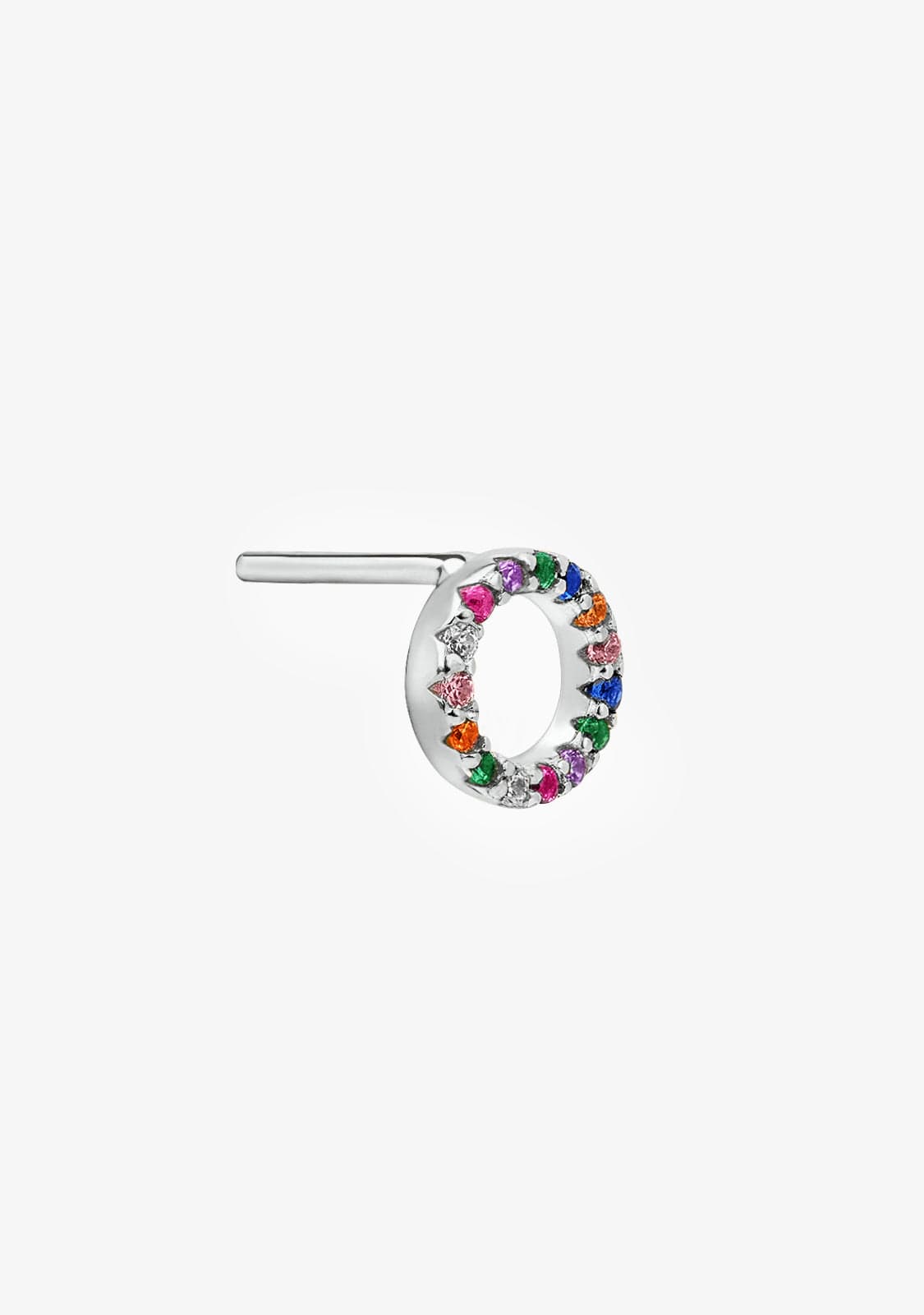 Piercing Regenbogen Silber