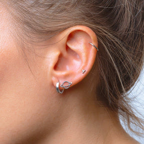 Silber Planet Piercing