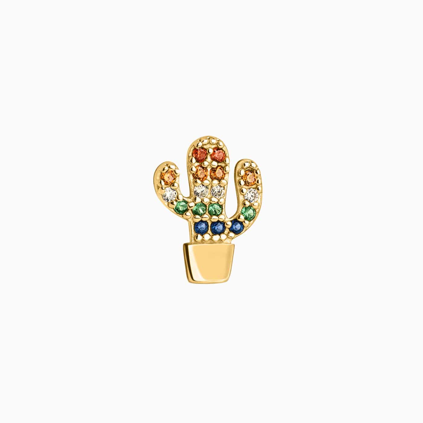 Piercing Cacto Gold