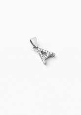 Initiale anpassbare Zirkone Silber