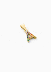 Anpassbare Initiale Multicolor Gold